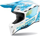 Airoh Wraaap 22.06 Six Days Argentina 2023 White Blue S - Maat S - Helm