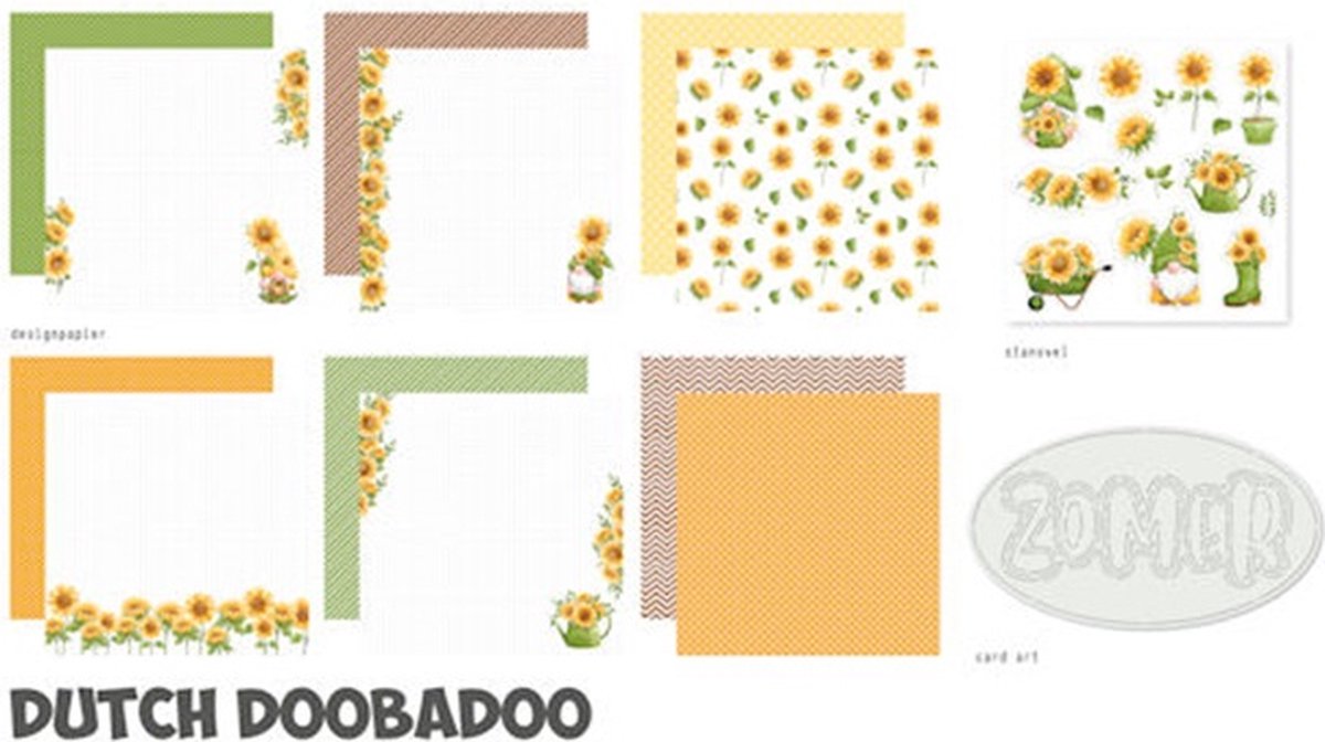 Dutch DooBaDoo Kit Potje Zomer 20x20 cm