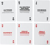 Lingo- Britse speelkaarten- playingcards- talen leren- Britisch- jong en oud- Britse woordenschat- woordenschat- Leer Britse woordenschat op een leuke en gemakkelijke manier- 52 essentiële vertalingen- Leren- reizen- spelen