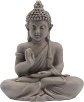 Boeddha beeldje - mini/klein cadeau model - in tasje - geluk en wijsheid brengen - H5 cm