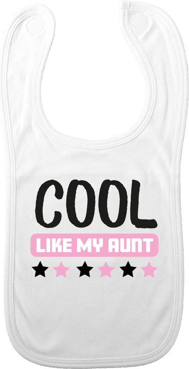 Goedkoopste Bellatio Decorations Baby slabbetje - roze - cool like my aunt - kraam kado - slab/morsdoek - tante