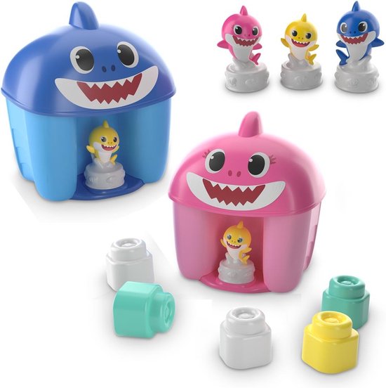 Clementoni - Baby Shark Bucket Figuur emmer - Blokken van Clementoni — afbeelding 5