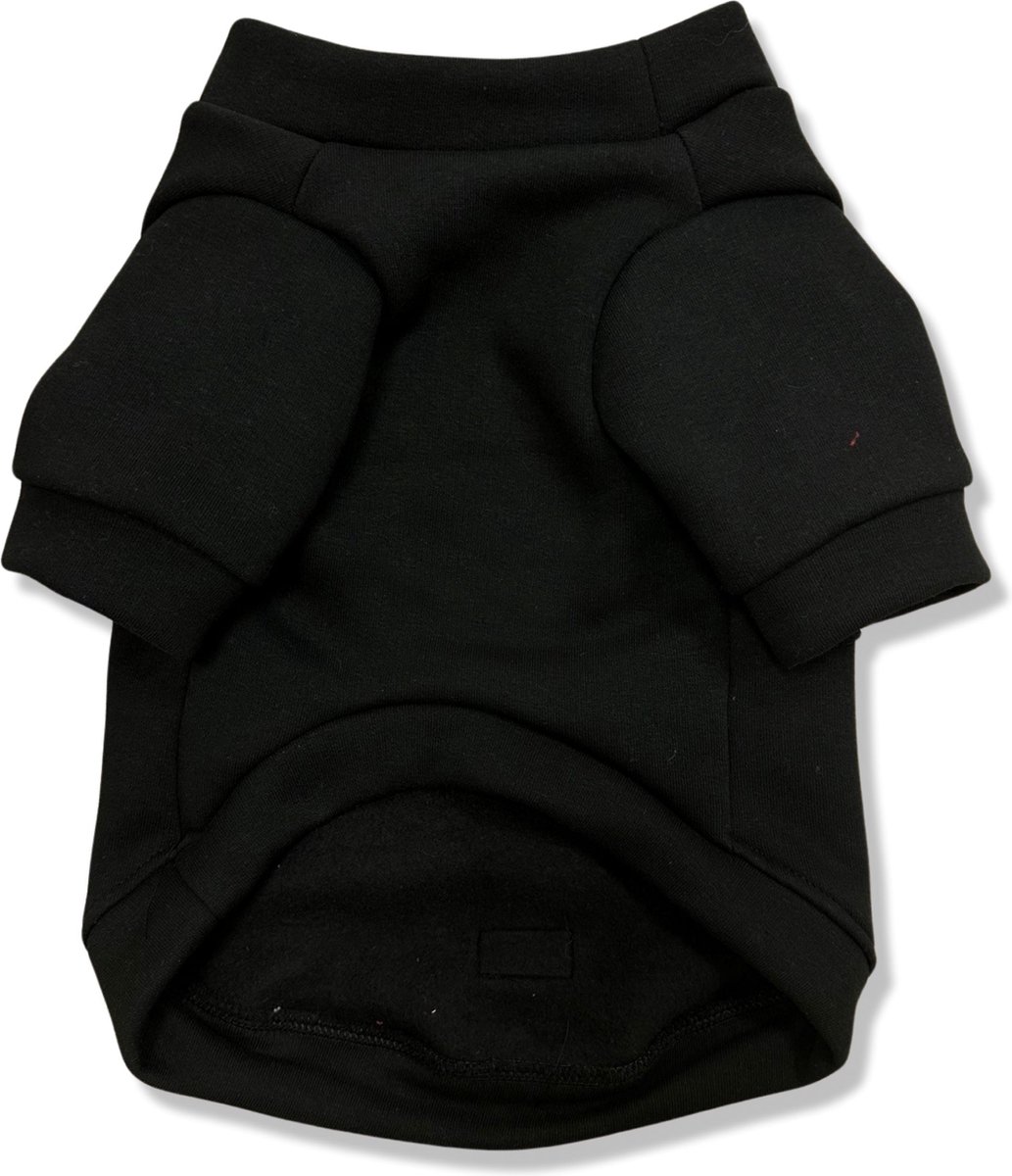 buddy store - hondentrui - sweat - zwart - hondenkleding - maat XL