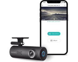 Stellar Dashcam - Voor Auto - Met Night Vision - Wifi Connectie - Full HD - 130C Gezichtsveld - Draaibare Houder