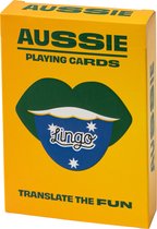 Lingo- Australische speelkaarten- playingcards- talen leren- Australian- jong en oud- Australische woordenschat- woordenschat- Leer Australische woordenschat op een leuke en gemakkelijke manier- 52 essentiële vertalingen- Leren- reizen- spelen