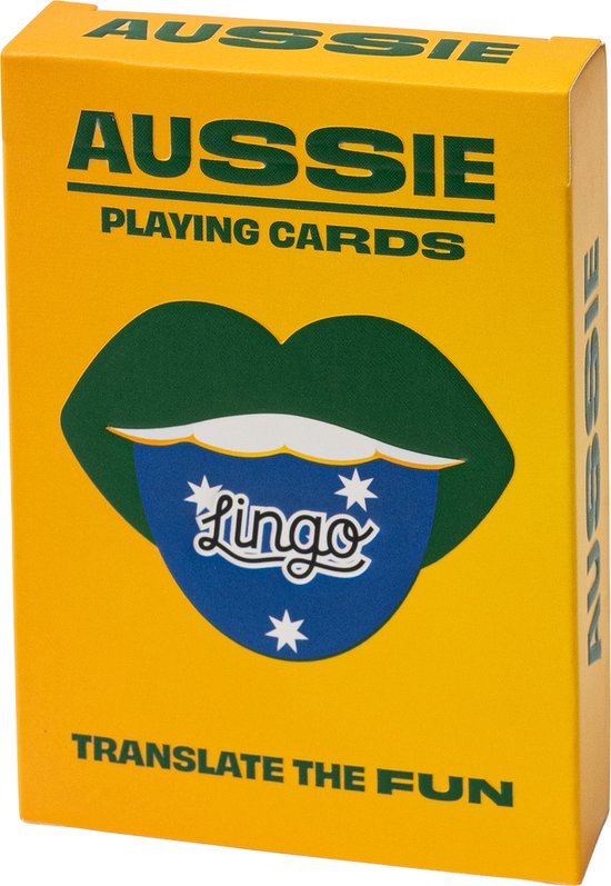 Foto: Lingo australische speelkaarten playingcards talen leren australian jong en oud australische woordenschat woordenschat leer australische woordenschat op een leuke en gemakkelijke manier 52 essenti le vertalingen leren reizen spelen