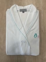 Dames badjas 626426 Cocodream wafelstructuur- sauna badjas- turqouise maat L