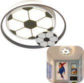 MIRO® Plafondlamp Voetbal 3D - Kinderkamer - Wandlamp - Voetbal - Dimbaar - LED - 3 Verschillende Lichtstanden - Afstandsbediening -