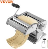 Pastamachine - Elektrische Pasta Maker - Pasta Maker- 9 Niveaus 0.3-3mm - Verstelbare Pasta Machine - Pasta Maker voor Lasagne, Ravioli, Spaghetti, Tagliatelle - RVS Pastasnijders