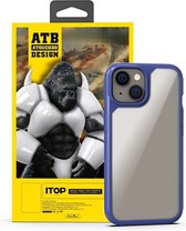 ATB – Anti Shock – iphone 15 Plus – Backcover Transparant Blauw