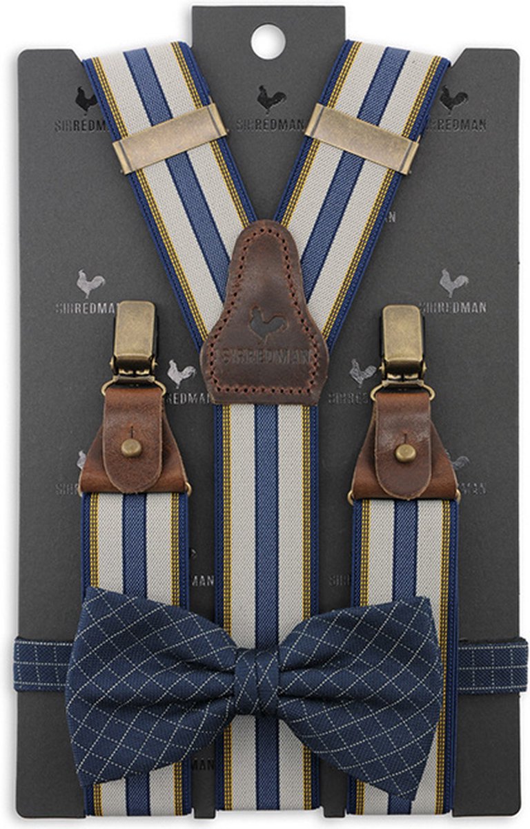 Traditionele bretels voor heren - Sir Redman Combi Pack Leandro