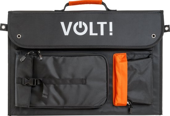 VOLT! - Draagbaar Zonnepaneel 100W - Opvouwbaar Zonnepaneel / Solar Panel - Ideaal voor powerbank - Camper en Caravan - Voerboot en nachtvissen van Vö — afbeelding 2
