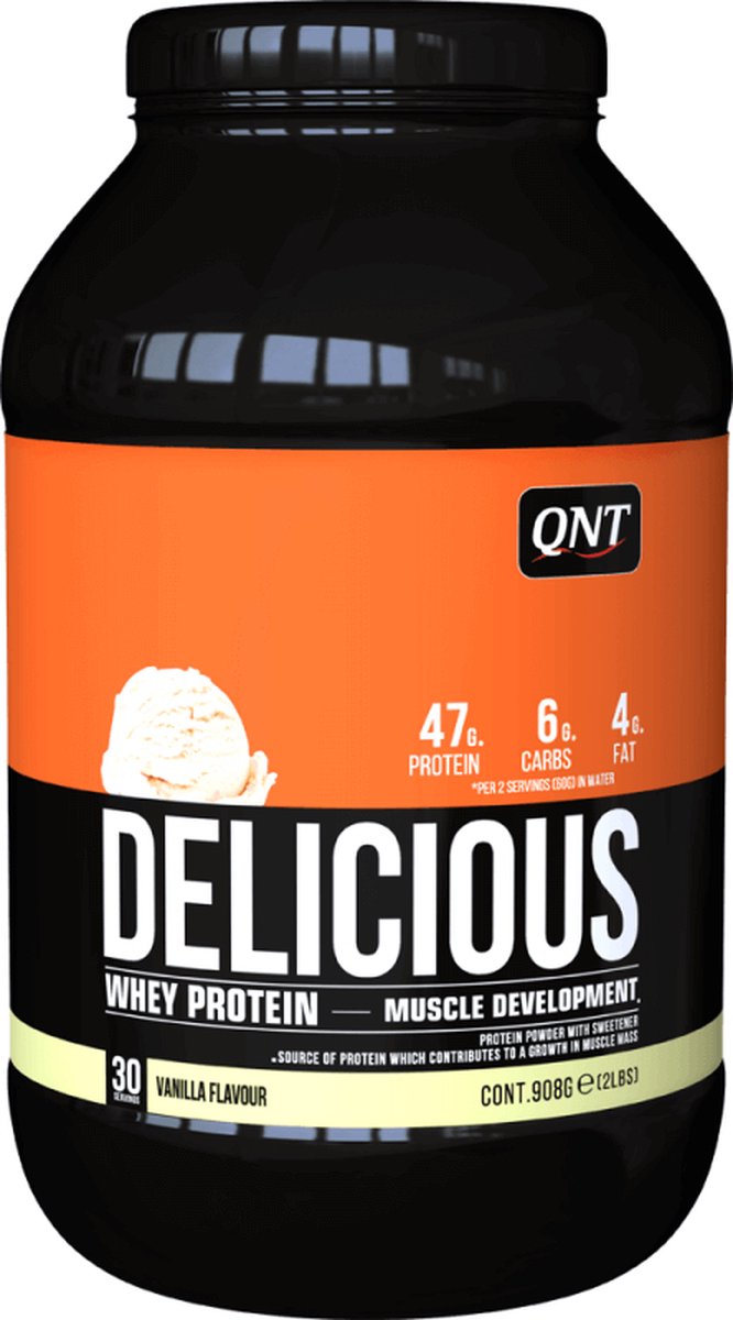 Goedkoopste QNT|Delicious Whey|Protein Eiwitpoeder|Eiwitshake| Vanille