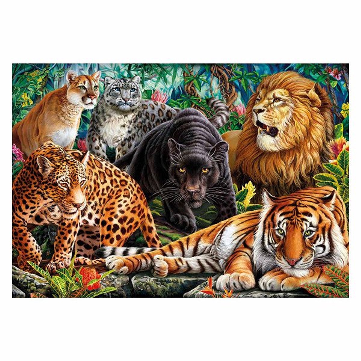 Wilde katten 500 stukjes