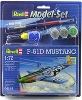 1:72 Revell 64148 P-51D Mustang Plane - Model Set Plastic Modelbouwpakket-