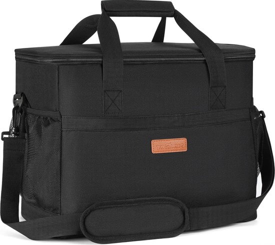SPGOOD Opvouwbare Koeltas 30 liter,Lunch Bag Waterdicht,Geïsoleerde Lunch Tas voor picknick/BBQs/camping/uitstapjes/winkelen/Gym/Reizen