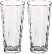 Koziol - Superglas Club No. 19 Glas 250 ml Set de 2 Pièces - Thermoplastique - Transparent