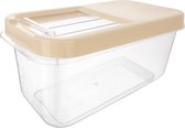 Opbergbox voor Wascapsules, Waspoeder en Voeder Beige 7,5 l - Opbergdoos - Opslag Container