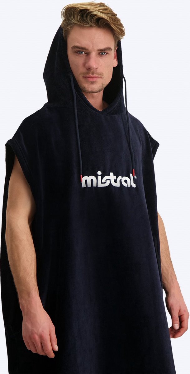 Mistral Mallorca - Poncho Change Robe - Navy