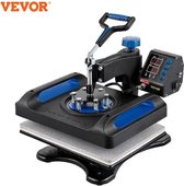 Vevor - Transferpers - Sublimatie Printer - Heat Press Machine - Drukpers - Warmte Pers - Hittepers - 36x40cm - Zwart