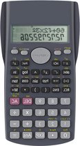 2-Regelige Wetenschappelijke Rekenmachine Geschikt voor School en Bedrijf Zwart calculator