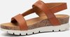 Panama Jack Selma B7 Sandalen cognac Leer - Dames - Maat 38