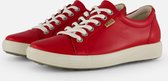 Ecco Soft 7 W Sneakers rood Leer - Dames - Maat 42