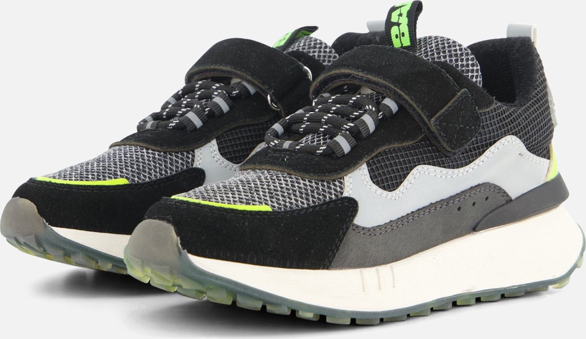 Barst! Velcro Sneakers zwart Leer - Heren - Maat 29
