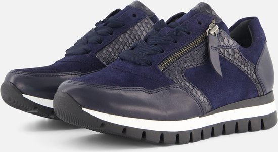 Gabor Sneakers blauw Suede - Dames - Maat 37.5
