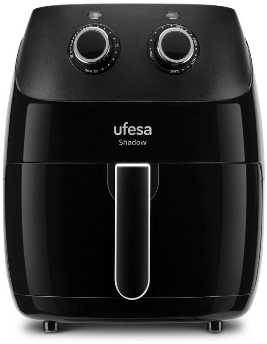 Ufesa 72805371 friteuse Enkel 5 l Vrijstaand 1500 W Heteluchtfriteuse Zwart