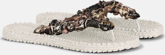 Ilse Jacobsen Slippers met stoffen band CHEERFUL05 - 120 Creme | Creme