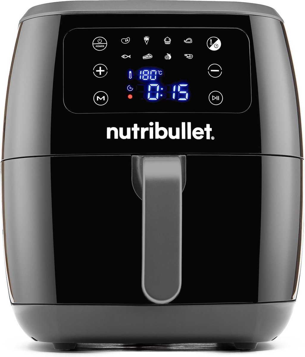 NutriBullet Airfryer - XXL - 7 Liter - Vrijstaand 1800W - Heteluchtfriteuse - Zwart