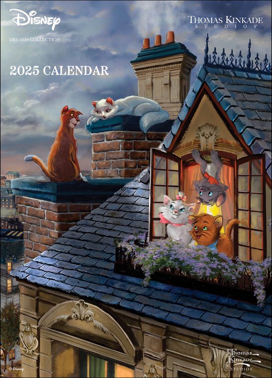 Disney Dreams Collection by Thomas Kinkade Studios 12Month 2025
