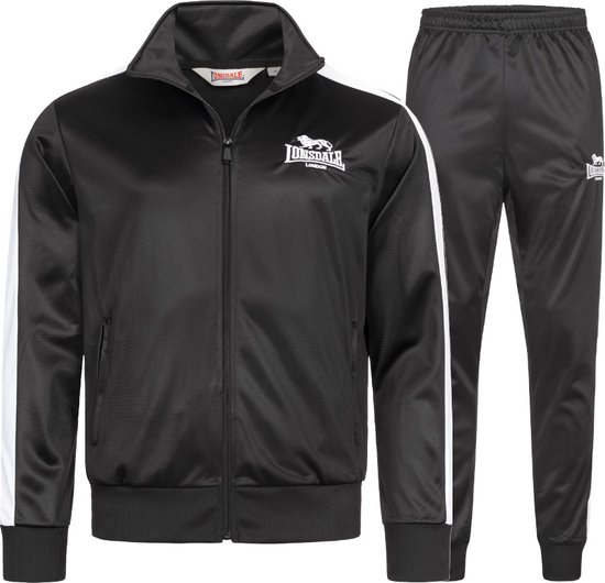 Lonsdale Trainingspak PEMBER Zwart - Maat: XL