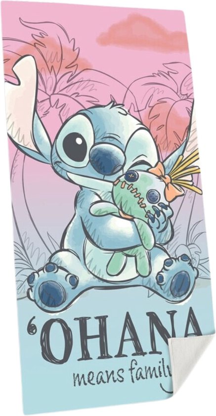 Disney - Lilo & Stitch - Serviette de plage - Serviette - Serviette de bain