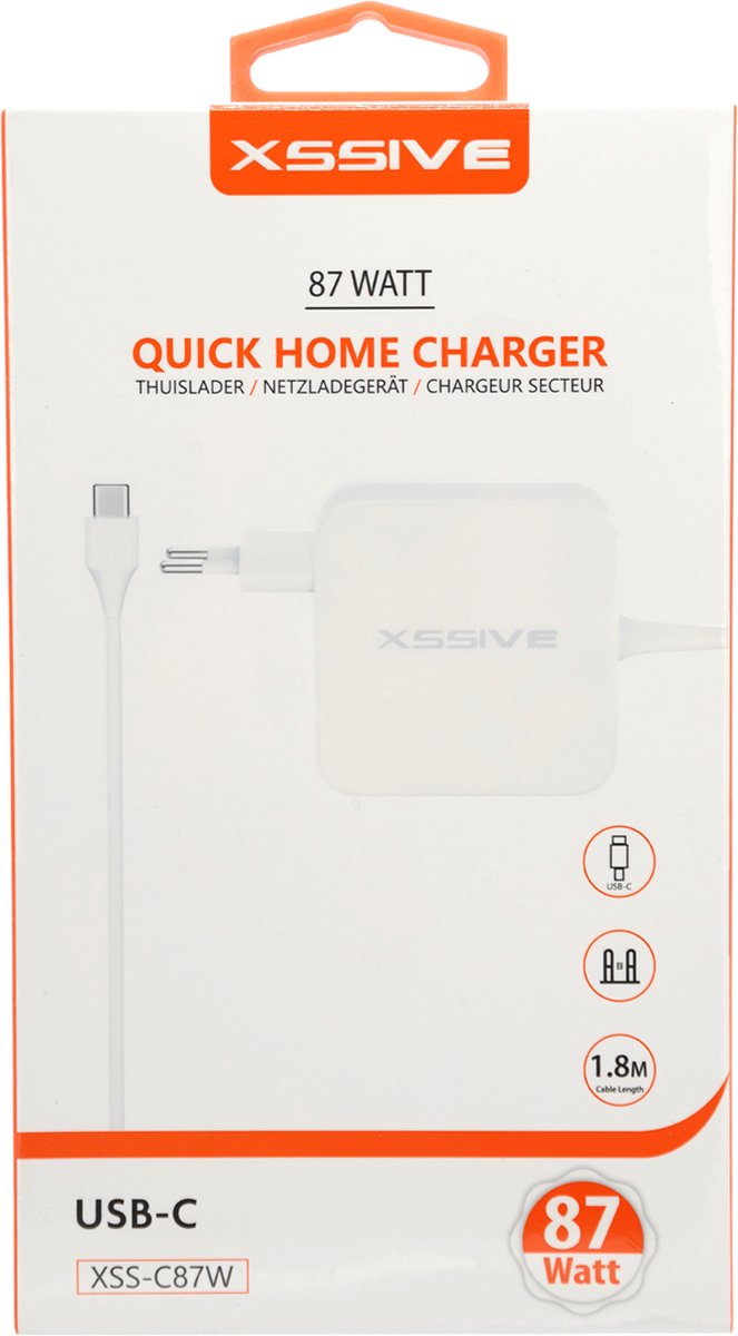 Xssive Quick Home Charger USB-C 87W
