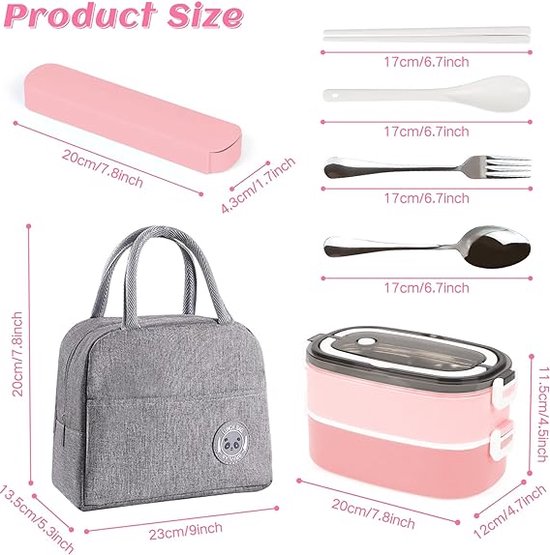 Umami Bento Lunch Box, Couverts & 2 Pots à Sauce Inclus, Boîte Repas Encastrable, Lunchbox Micro-Ondable Boîte à Lunch Adulte Compartimentée, Bento Box Noir Onyx & Beige, 1500 ml