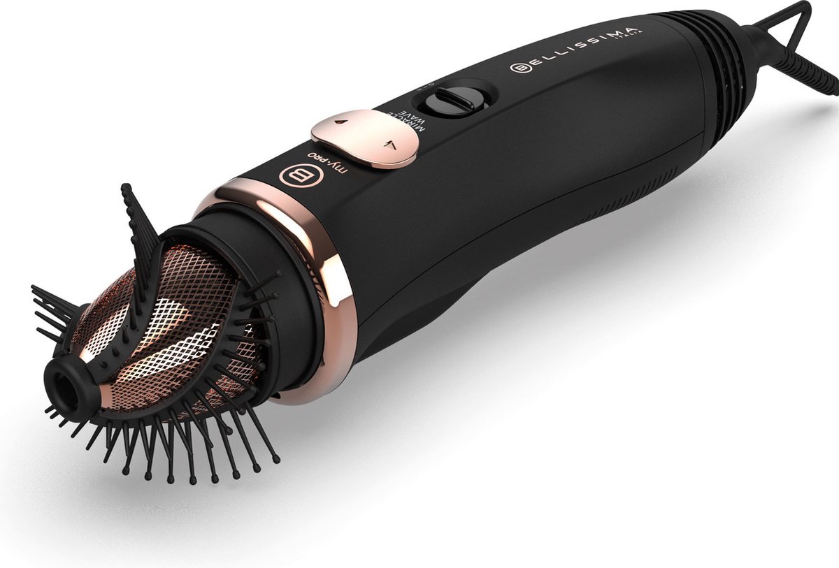 Bellissima My Pro Miracle Wave GH19 1100 Heteluchtborstel Warm Zwart, Roze 1100 W 1,8 m