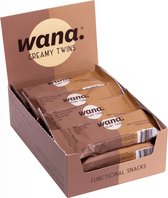 Wana | Creamy Twins | Dark Chocolate With Gianduja | 12 Stuks | 12 x 45 gram