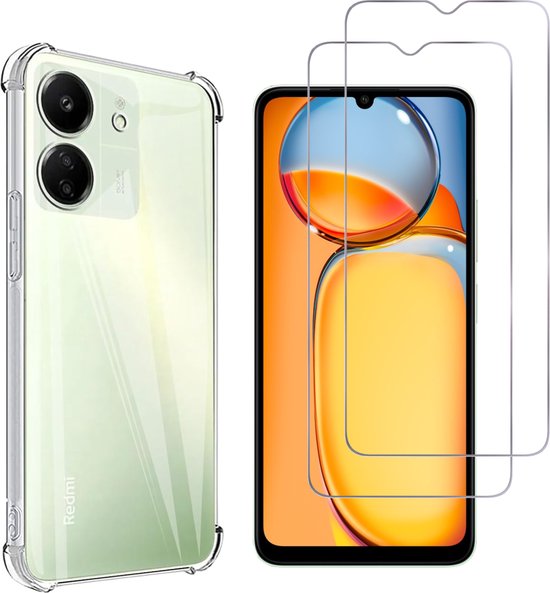 Coque Silicone Renforcée Transparente Pour Xiaomi Redmi 13C / Poco C65