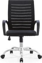 Bol.com Vaive Office Comfort Ergonomische Bureaustoel - Bureaustoelen voor volwassenen - Zwart aanbieding