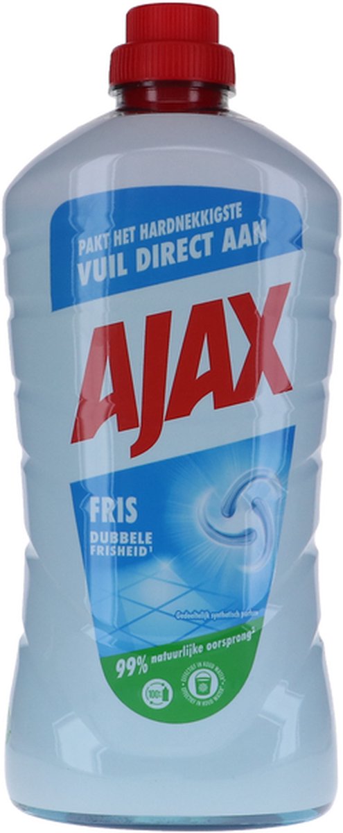 Ajax Allesreiniger Fris- 3 x 1000 ml voordeelverpakking