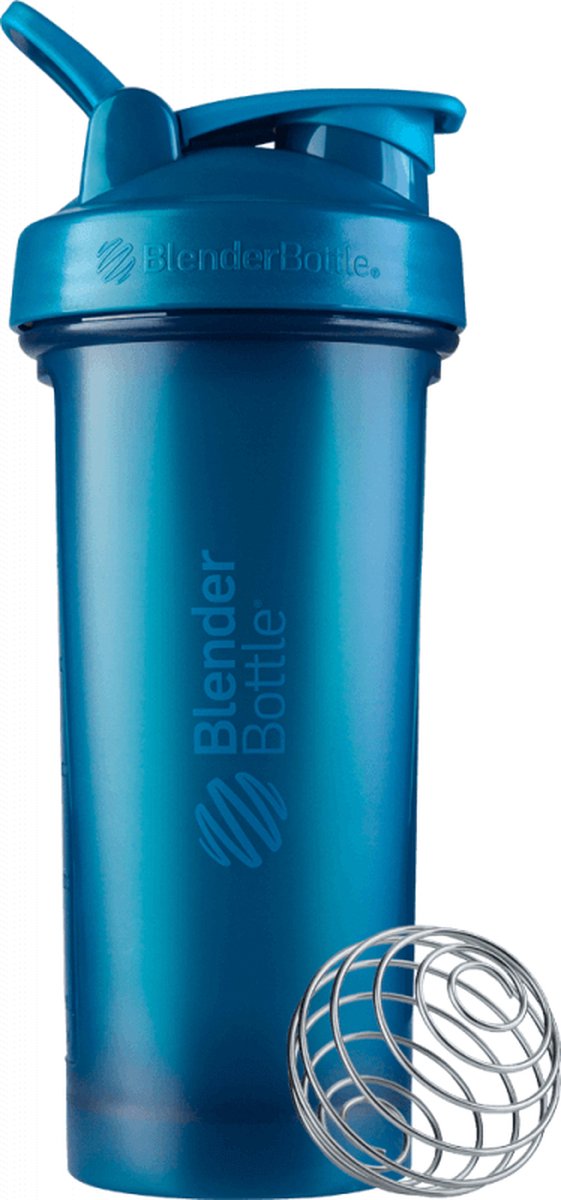 BlenderBottle® | Classic Loop Pro | 820 ml | BLAAUW | Shakebeker | Shaken zonder klonten en zonder te lekken!