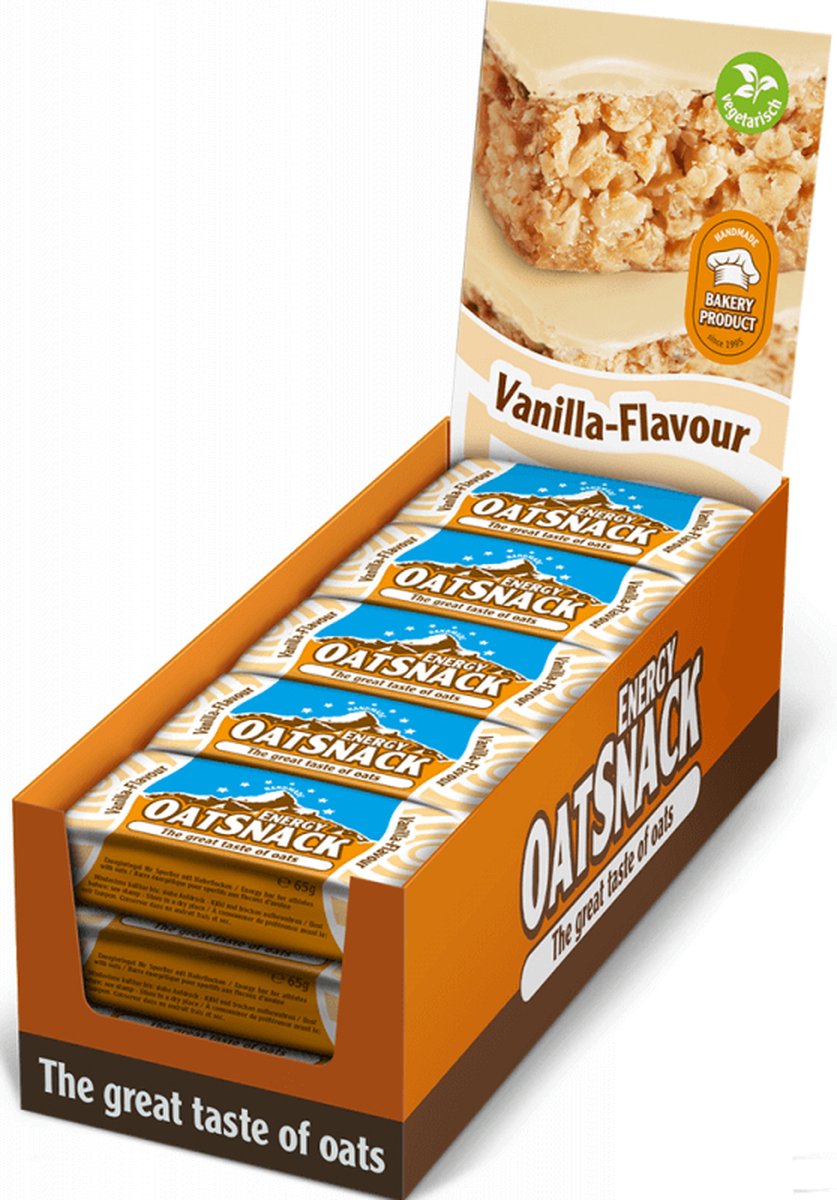 Goedkoopste Energy OatSnack Bar 15repen Vanille