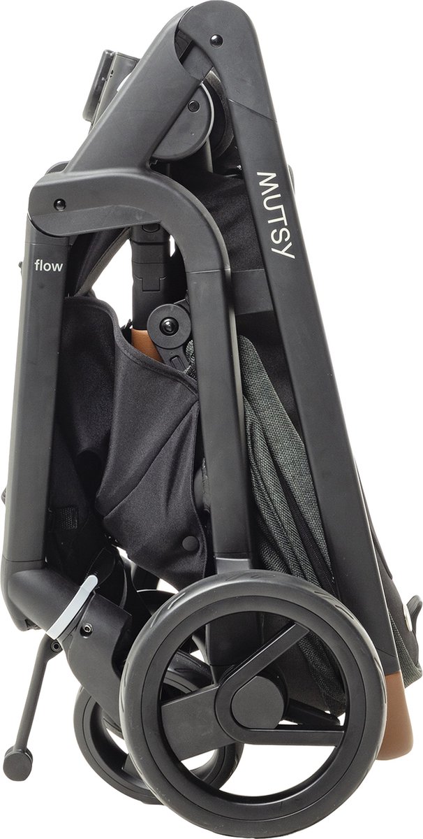Mutsy Flow 3-in-1 Kinderwagen - Lichtgewicht Frame - Snel Opvouwsysteem - Hazel van Mutsy — afbeelding 4