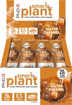 PhD Vegan Protein - Smart bar Plant *Improved* - Salted Caramel (12x64g)