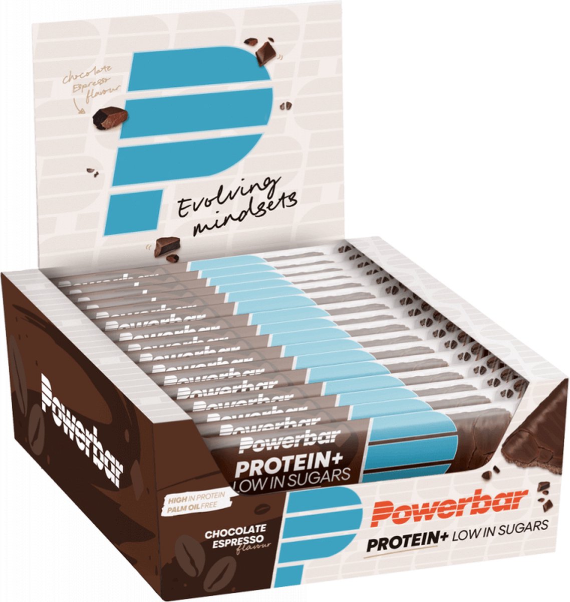 Goedkoopste Protein Plus Low Sugar Bar (16x35g) Chocolate Espresso