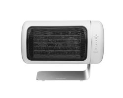 Chauffage et ventilateur Duux Twist Céramique Wit- 1550W - Chauffage - Rotatif 50⁰ - Protection anti-basculement