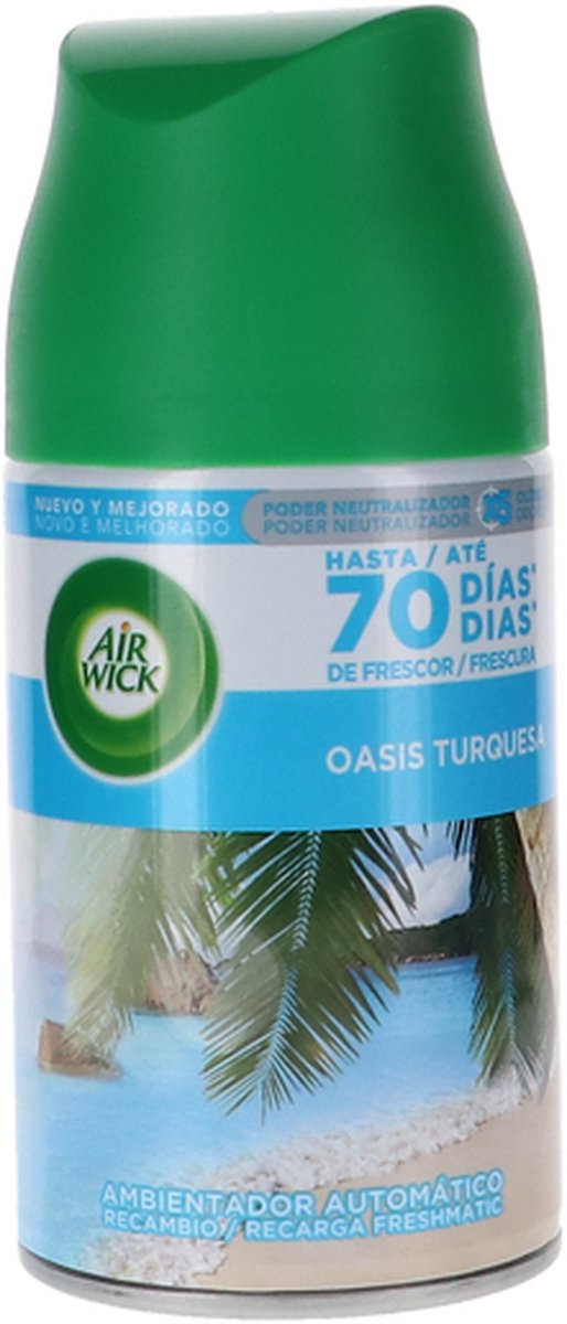 Airwick Freshmatic Navul Turquoise Oasis- 10 x 250 ml voordeelverpakking
