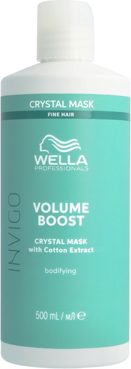 Wella Professionals Invigo Volume Boost Crystal Mask - Haarmasker - 500 ml
